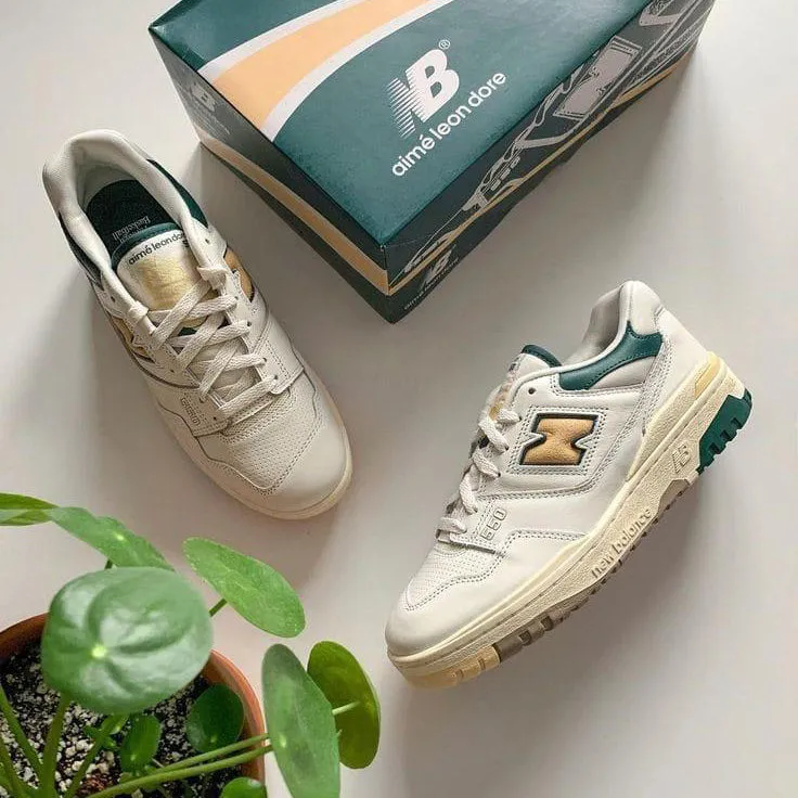 New Balance 550 Aime Leon Dore Natural Green 1st Copy Shoe