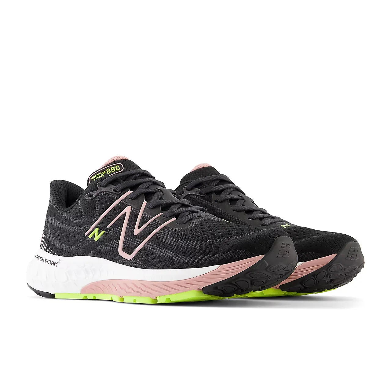 New Balance Fresh Foam X 880 v13 (Womens) - Black with pink moon