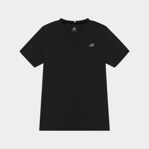 New Balance Mens Core SS Tee Black _ 182000 _ Black