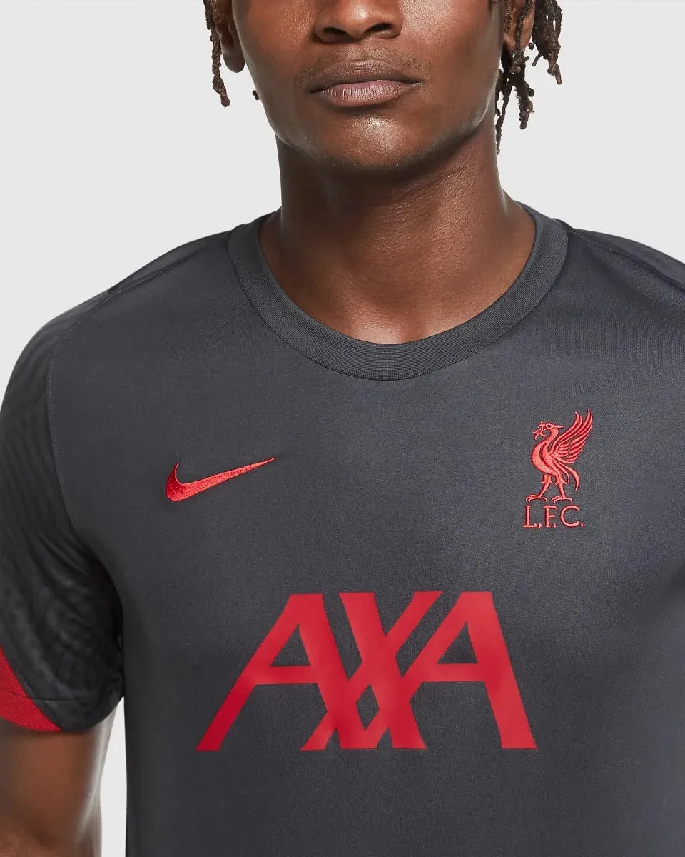 Nike 2020-21 Liverpool Strike Training Jersey - Dark Grey-Red