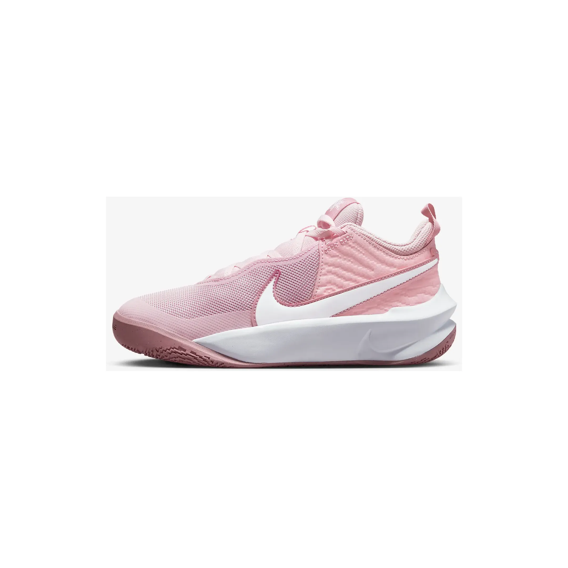 Nike Kid's Team Hustle D 10 Shoes - Pink Foam / Medium Soft Pink / Elemental Pink / White