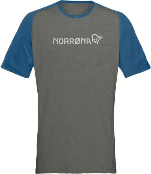 Norrøna Men&#x27;s Fjørå Equaliser Lightweight T-Shirt  Mykonos Blue/Castor Grey | Buy Norrøna Men&#x27;s Fjørå Equaliser Lightweight T-Shirt  Mykonos Blue/Castor Grey here | Outnorth