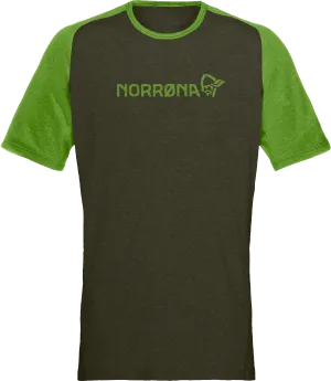 Norrøna Men&#x27;s Fjørå Equaliser Lightweight T-Shirt  Norrona Green | Buy Norrøna Men&#x27;s Fjørå Equaliser Lightweight T-Shirt  Norrona Green here | Outnorth