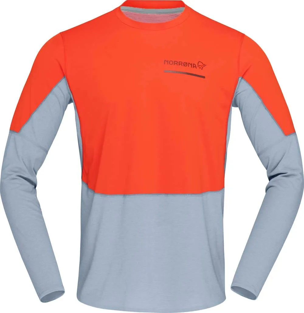 Norrøna Men&#x27;s Senja Equaliser Lightweight Long Sleeve Arednalin | Buy Norrøna Men&#x27;s Senja Equaliser Lightweight Long Sleeve Arednalin here | Outnorth