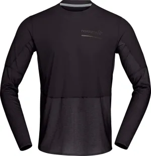 Norrøna Men&#x27;s Senja Equaliser Lightweight Long Sleeve Caviar | Buy Norrøna Men&#x27;s Senja Equaliser Lightweight Long Sleeve Caviar here | Outnorth