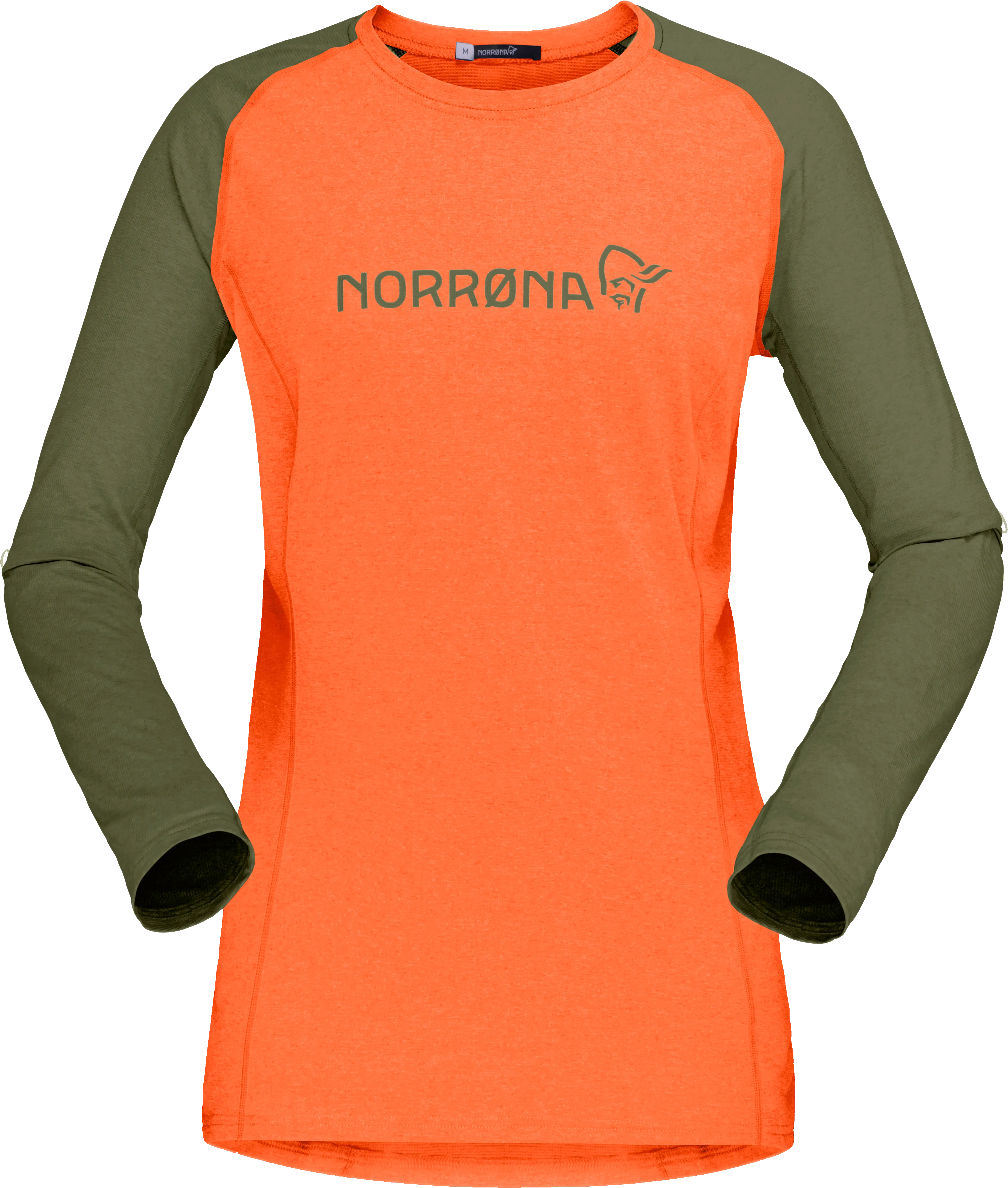 Norrøna Women&#x27;s Fjørå Equaliser Lightweight Long Sleeve Orange Alert | Buy Norrøna Women&#x27;s Fjørå Equaliser Lightweight Long Sleeve Orange Alert here | Outnorth