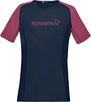 Norrøna Women&#x27;s Fjørå Equaliser Lightweight T-Shirt Violet Quartz/Indigo Night | Buy Norrøna Women&#x27;s Fjørå Equaliser Lightweight T-Shirt Violet Quartz/Indigo Night here | Outnorth