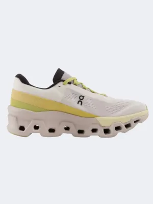 On Cloudmonster 2 Women Running Shoes Undyed/Zest