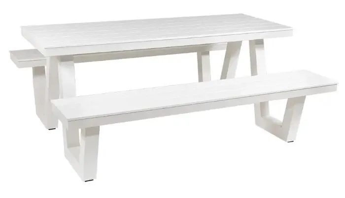 Onyx Picnic Table & Bench Set - 220cm