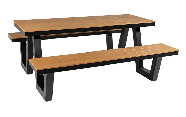 Onyx Picnic Table & Bench Set - 220cm