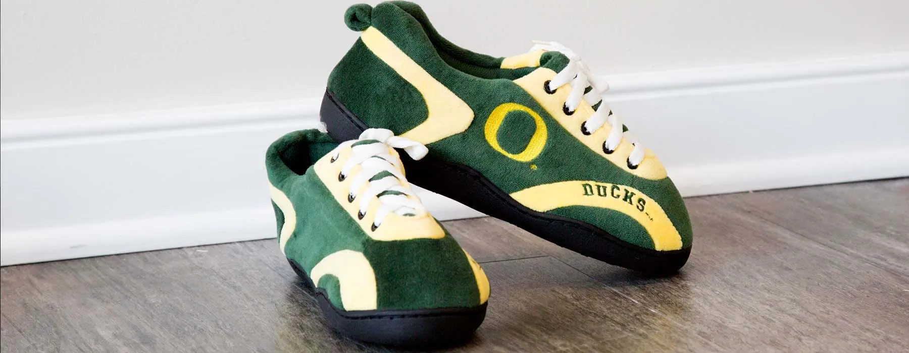 Oregon Ducks All Around Rubber Soled Slippers