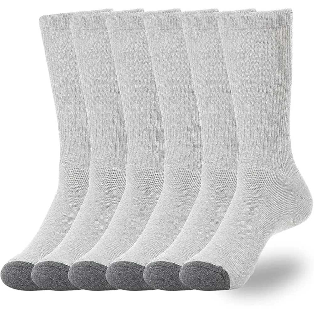 Pack Of 6 Festive And Classic Cushioned Socks Set