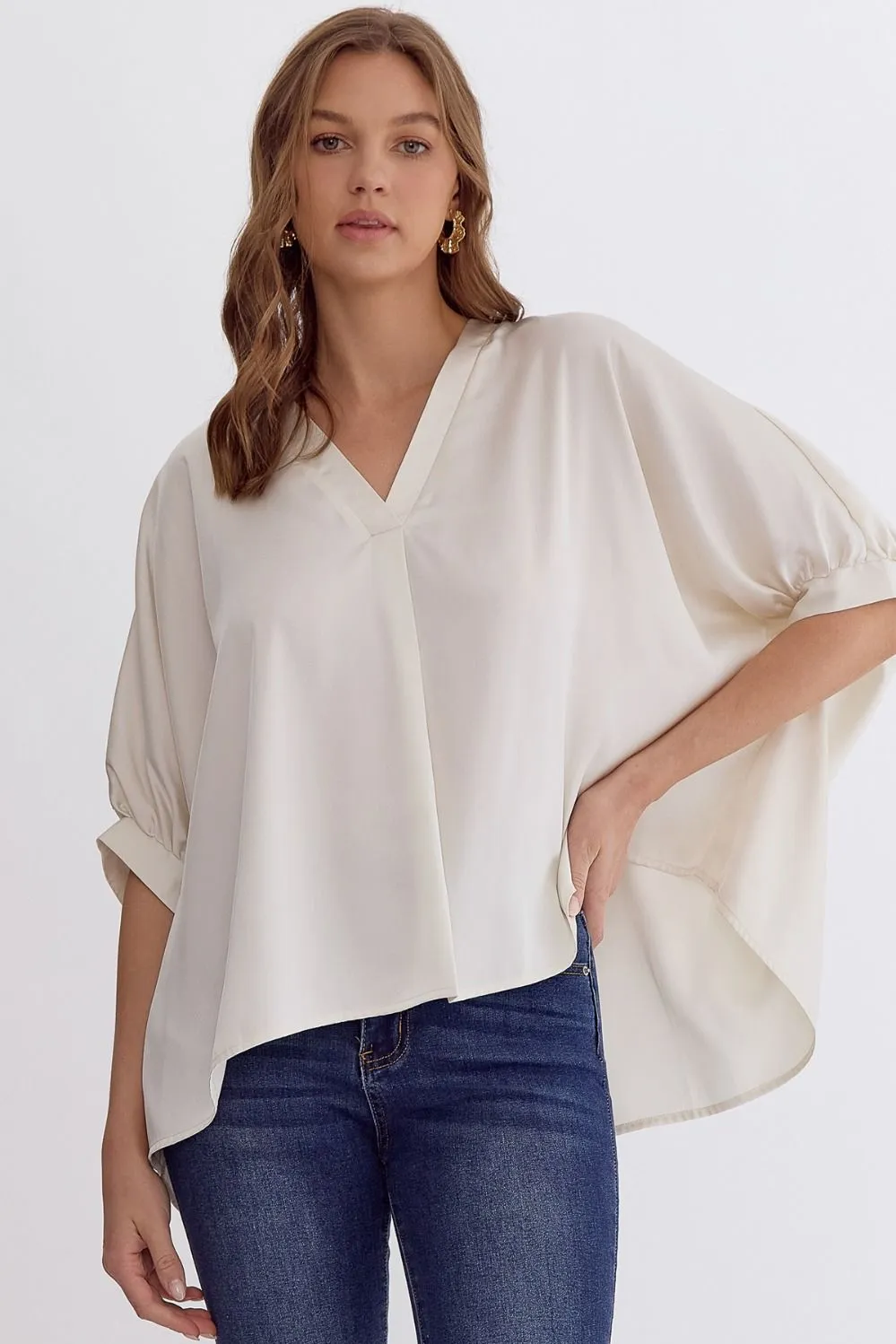 'Patience is Power' Top - Ivory