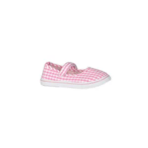 Plaid Ballerinas - Pink & White