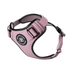 Premium Comfort Herringbone Harness | Non Restrictive - Soft Pink