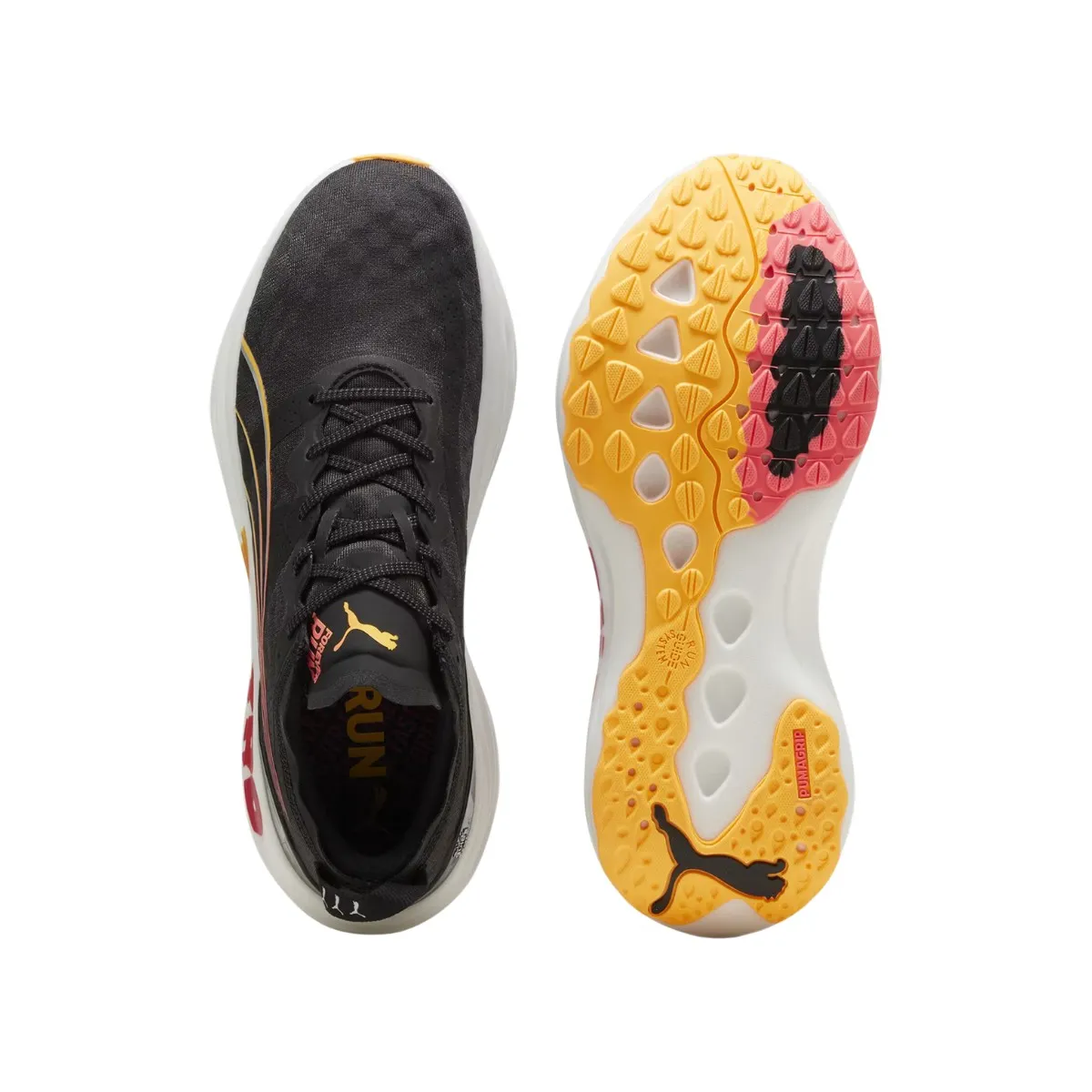 Puma ForeverRun Nitro Forever Faster Shoes Black Red SS24