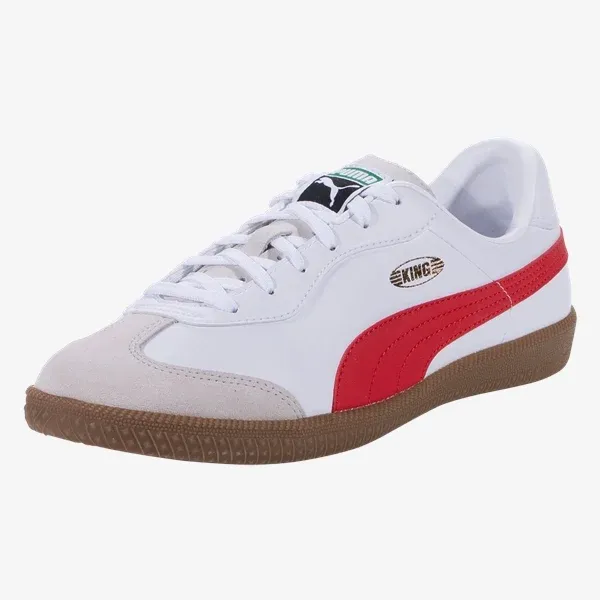 Puma King 21 IT White/Red