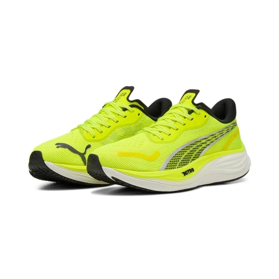 Puma Men's Velocity NITRO 3 Running Shoes in Yellow Alert/PUMA Black SS25