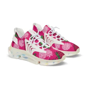 Raspberry Men's Mesh Sneakers