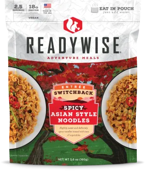 ReadyWise - Switchback Spicy Asian Style Noodles - 6 Pack