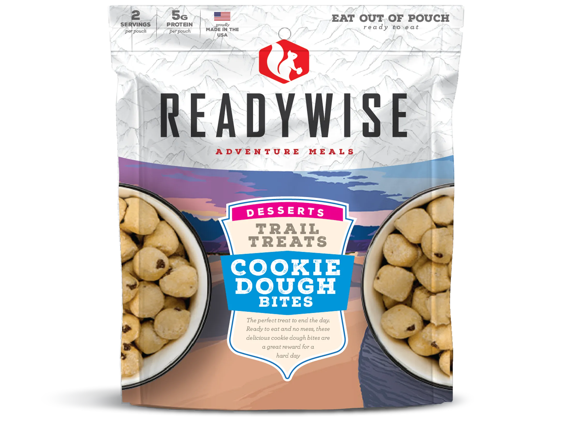 ReadyWise - Trail Treats Cookie Dough Snacks - 6 Pack