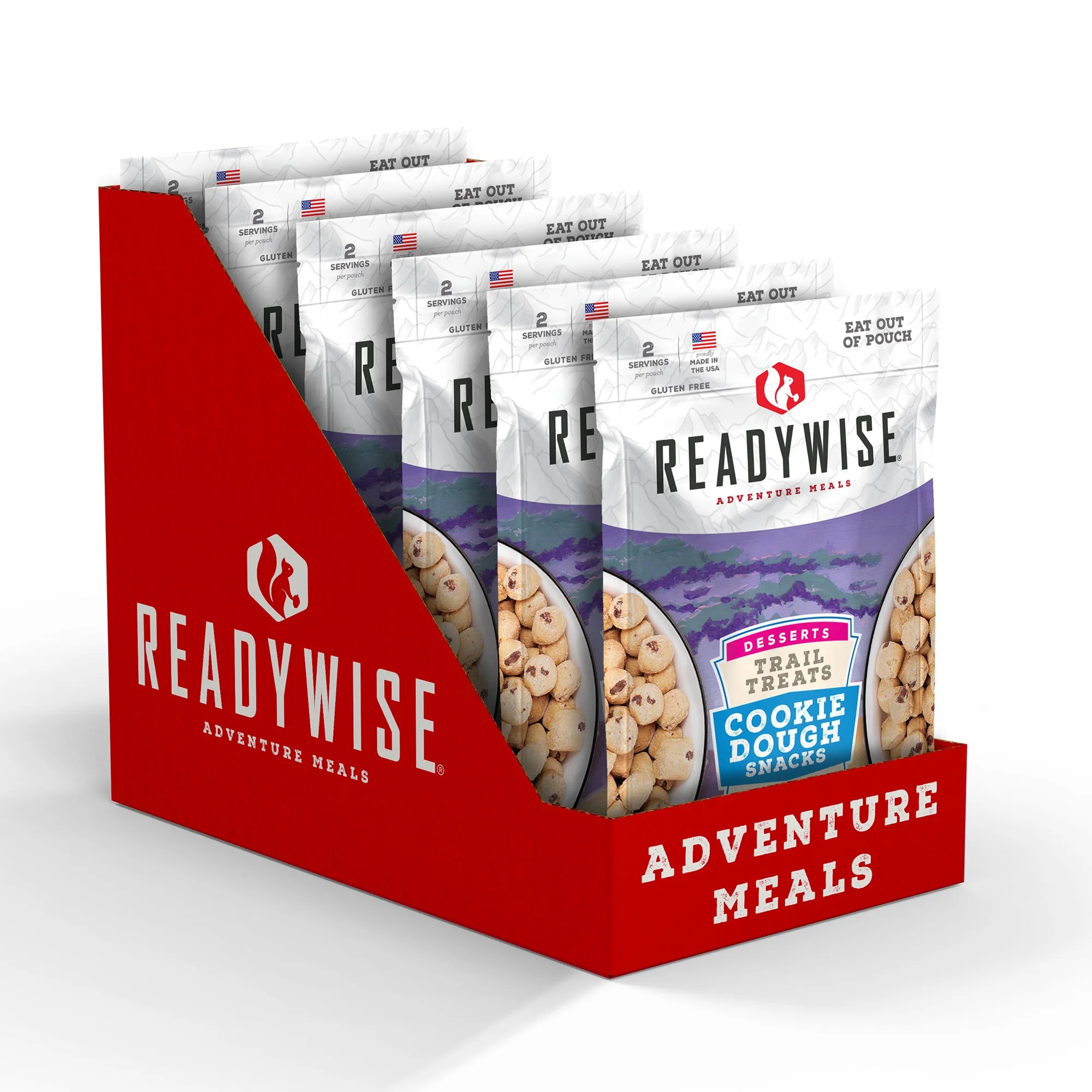 ReadyWise - Trail Treats Cookie Dough Snacks - 6 Pack