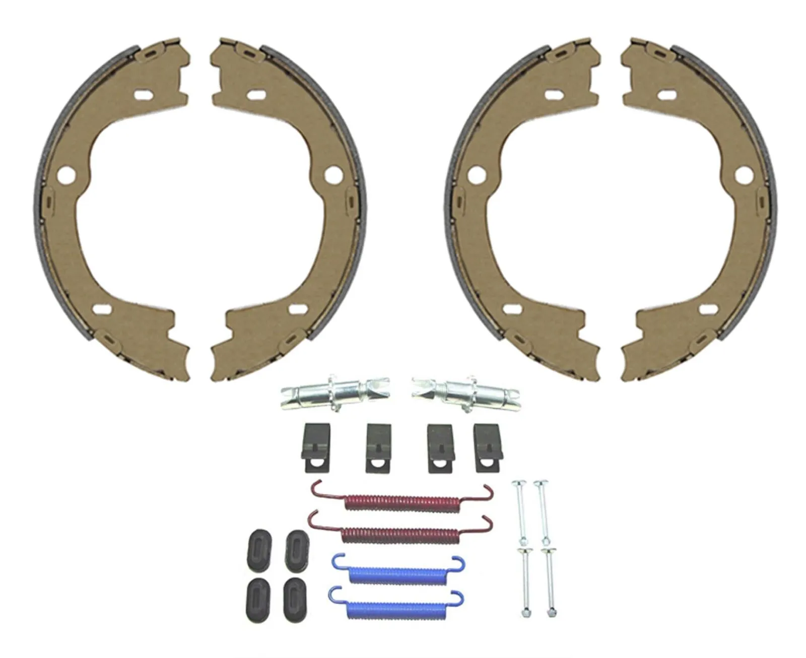 Rear Parking-Emergency Brake Shoes w/ Hardware for Hyundai Veracruz 2007-2012