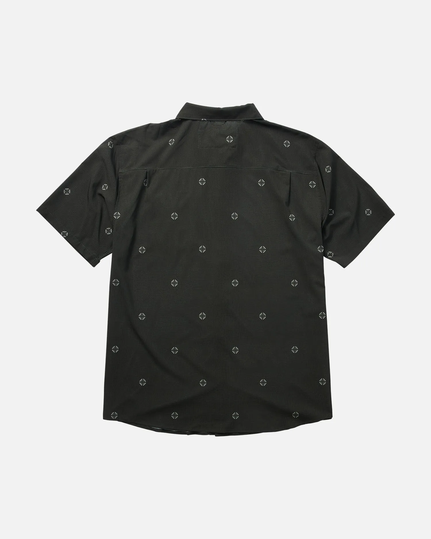 Sailfin Black S/S Perforated Woven