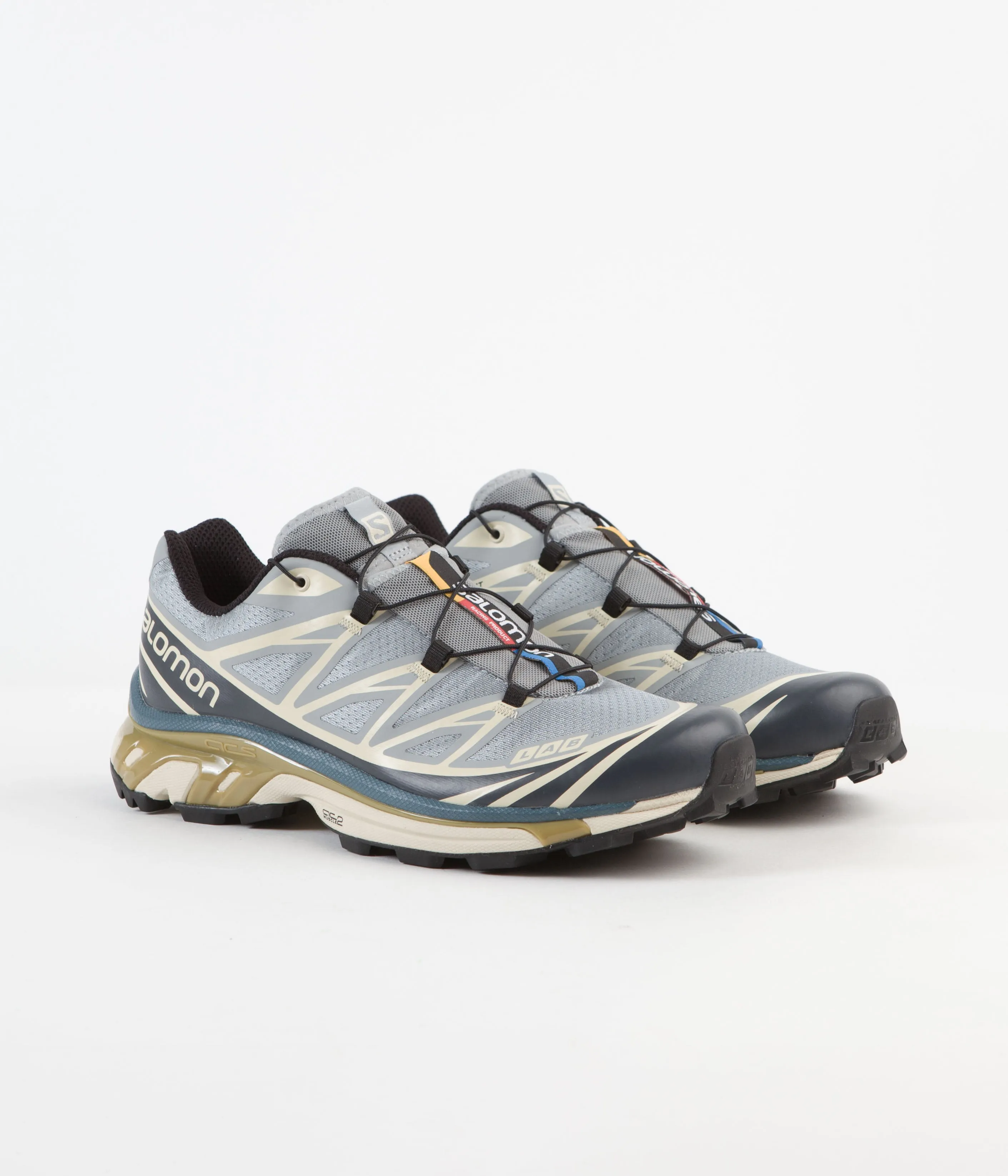 Salomon XT-6 Shoes - Quarry / Bleached Sand / Cumin