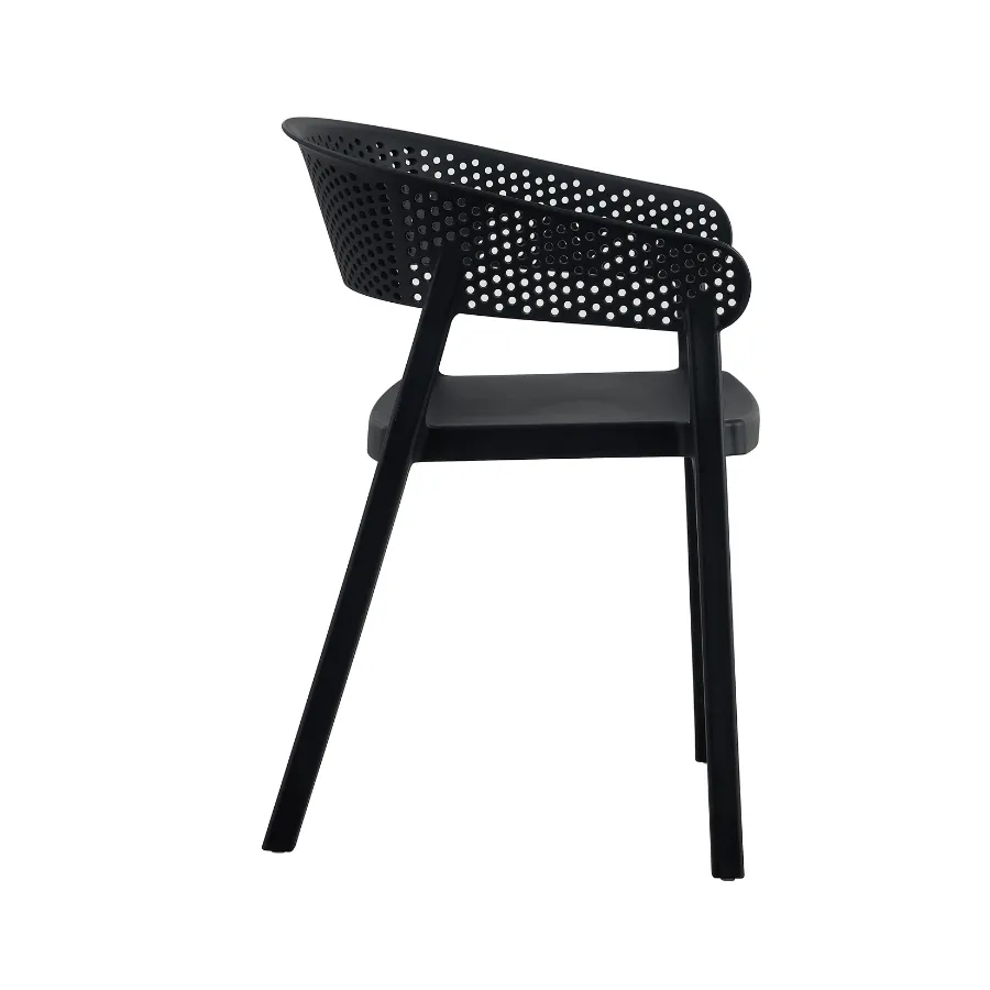 Santacruz Black Outdoor Chair