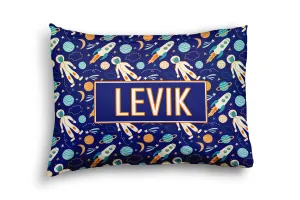 SHOOT FOR THE STARS ASTRONAUT SPACE PERSONALIZED PILLOW SHAM