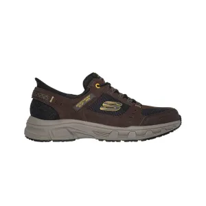 SKECHERS SLIP-INS OAK CANYON BROWN - MENS