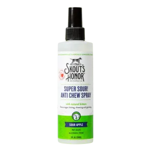 Skout's Honor Super Sour! Anti-Chew Spray for Dogs