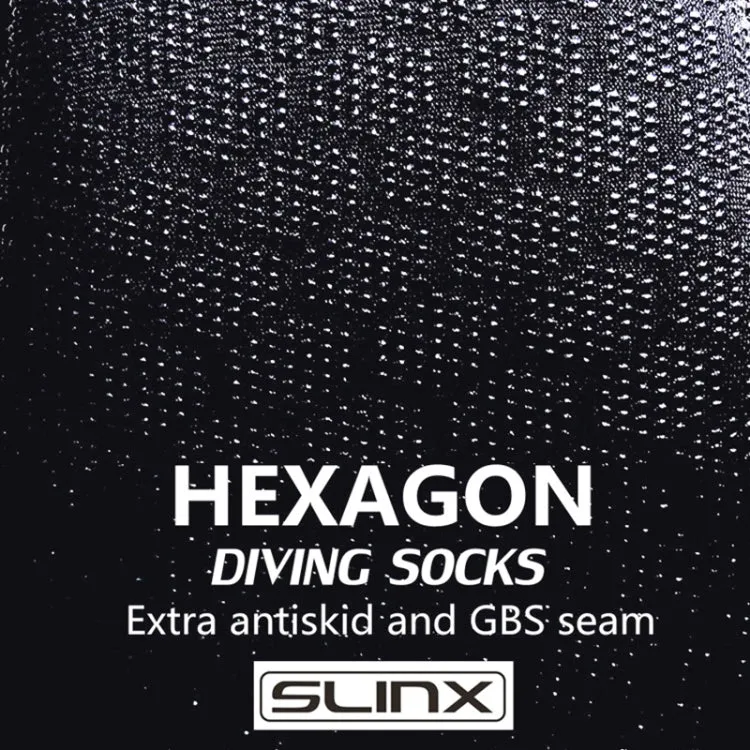 SLINX 1702 3mm Neoprene Non-slip Warm Diving Socks, Size: XL