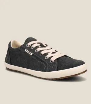 Star in Charcoal Washed Canvas by Taos Footwear