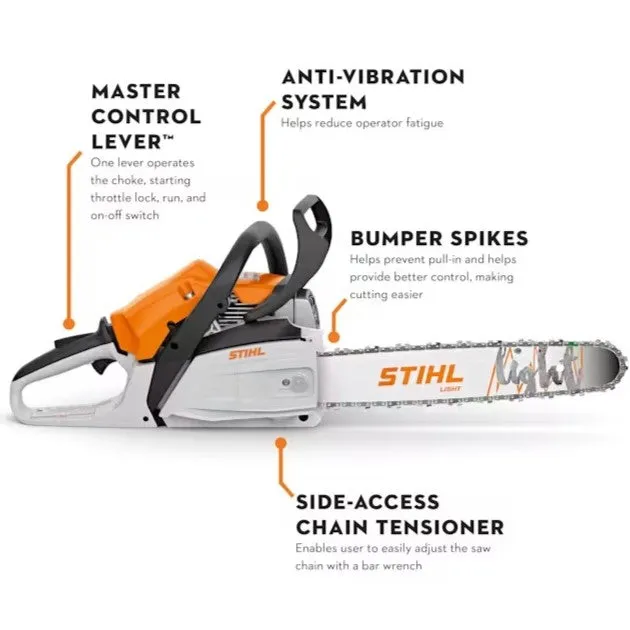 STIHL MS 162 16 in. 30.1 cc Gas Chainsaw