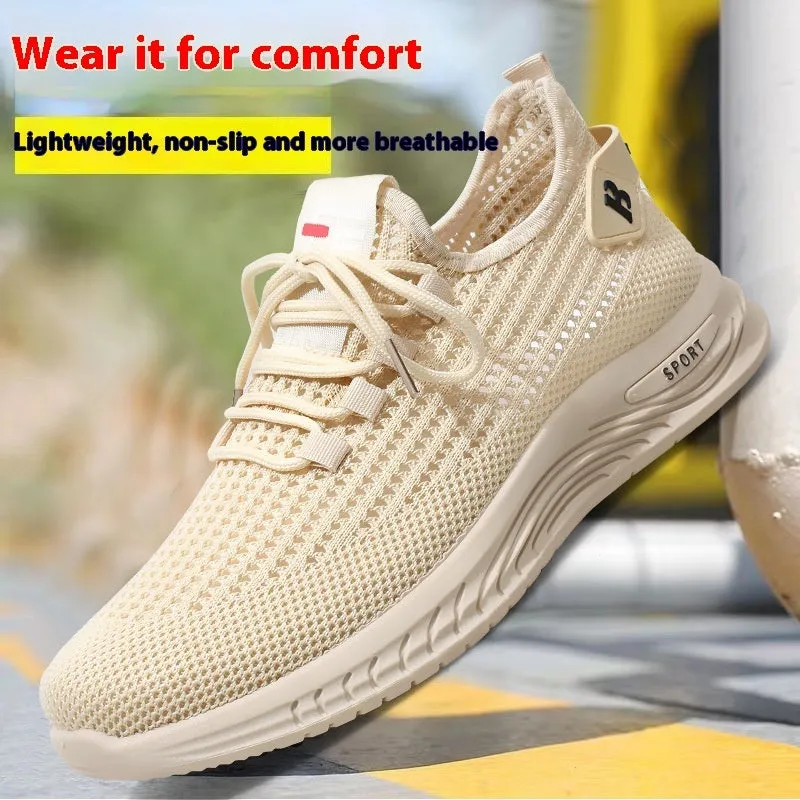 Summer Men's Leisure Pajamas Soft Bottom Mesh Shoes