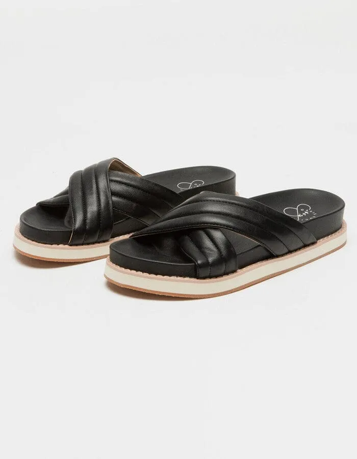 TIME AND TRU -  Aiden Criss Cross Slipper