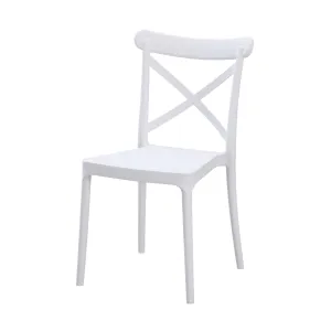 Trancoso White Restaurant Cafe Chair