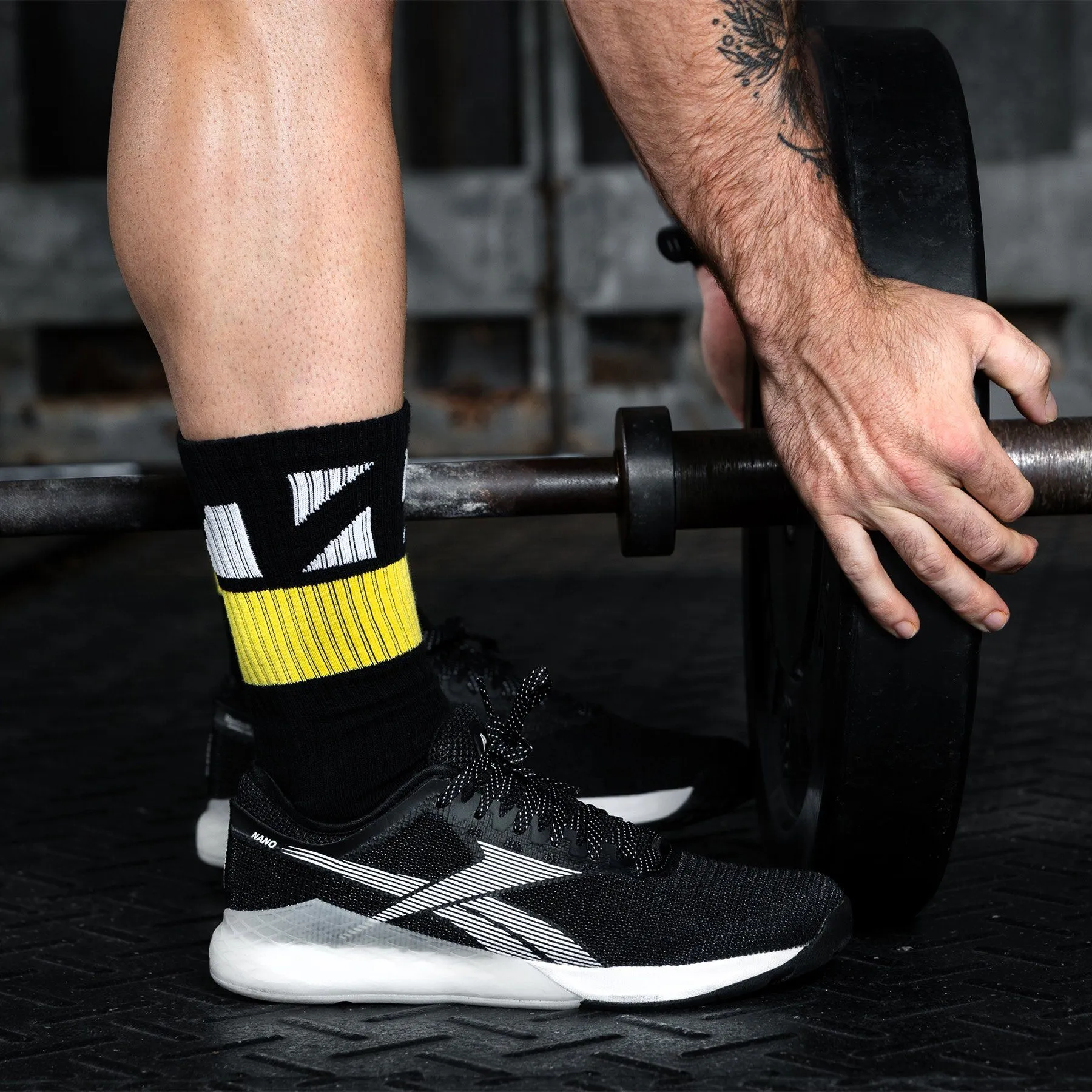 TWL - EVERYDAY CORE SOCKS - BLACK/YELLOW/WHITE