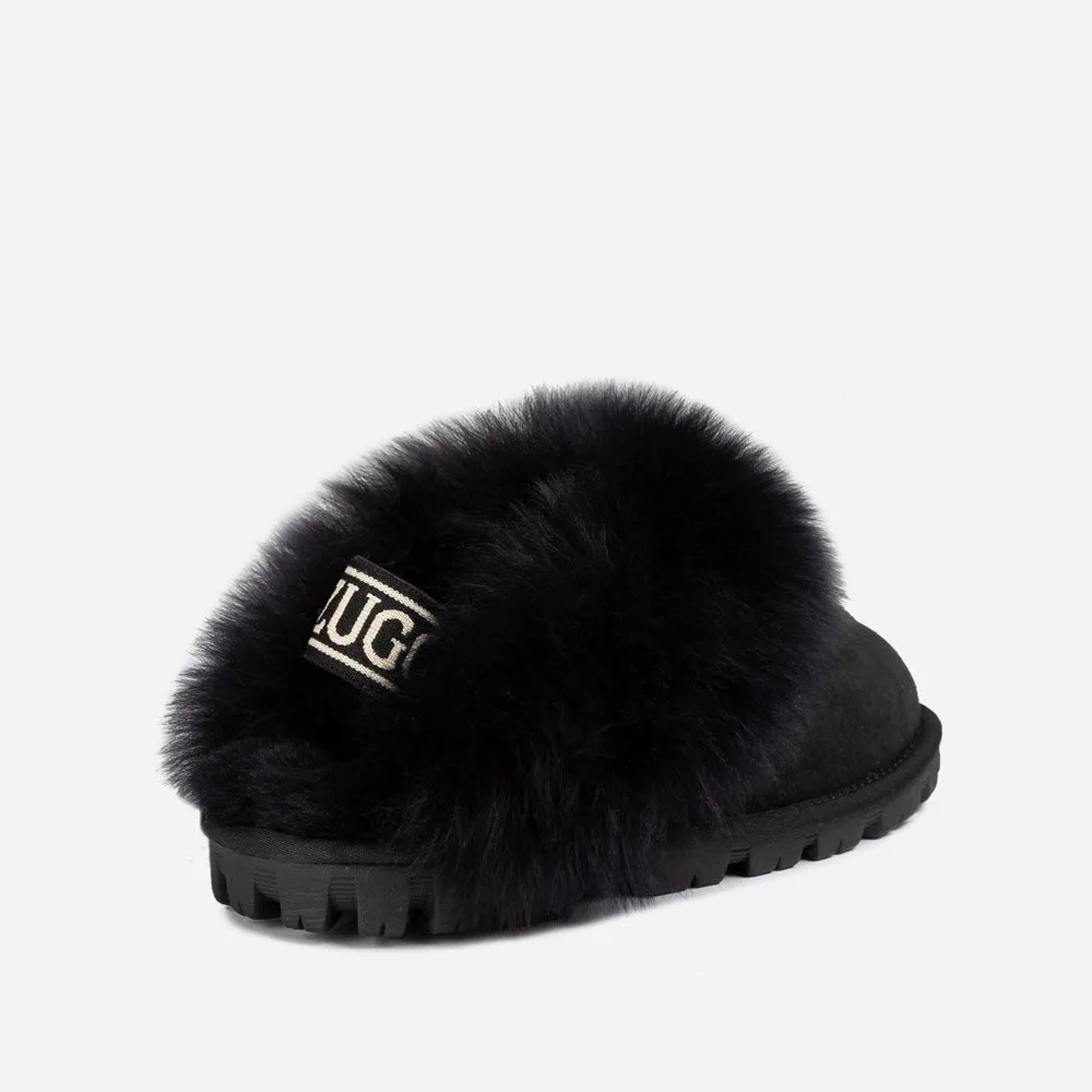 Ugg Coquette Premium Esperanza Sheepskin Slipper (Elastic Backstrap) (Detachable Feature)