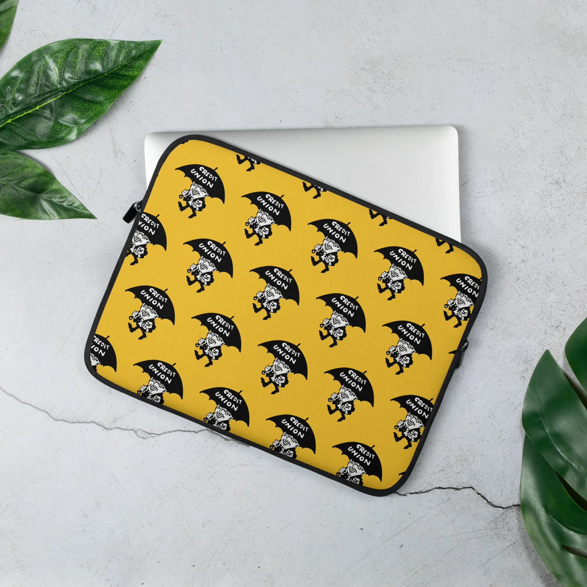 Umbrella Man Laptop Sleeve (13” & 15”) – Yellow