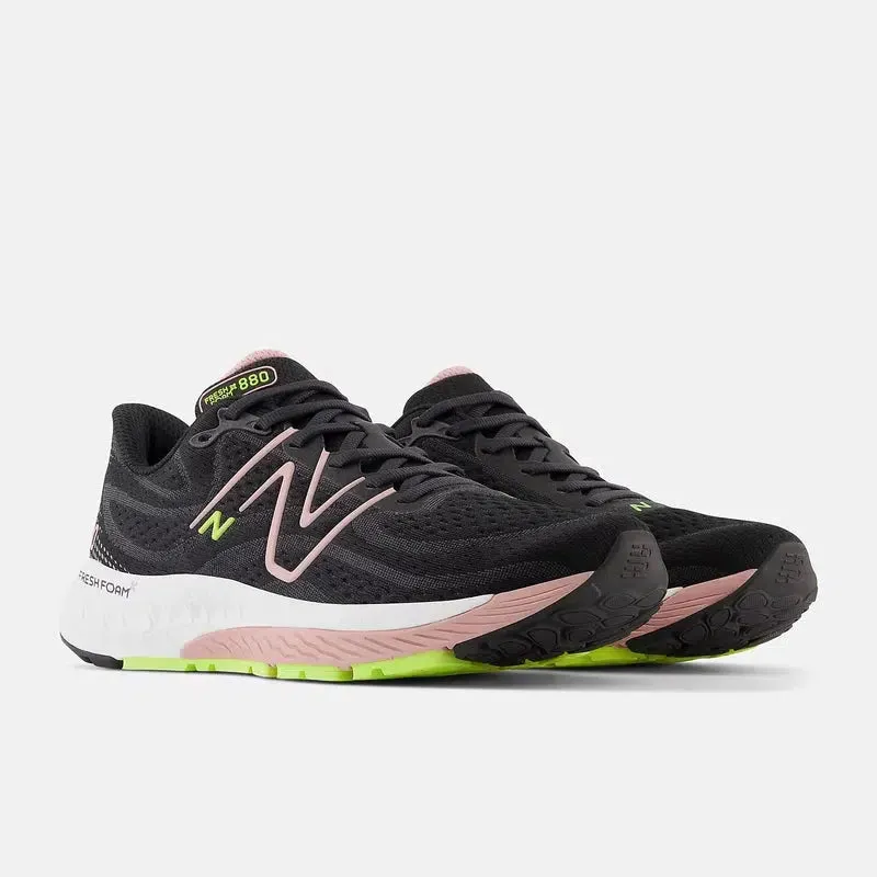 Woman's FreshFoam 880 v13 (B) -  BLACK/PINK MOON