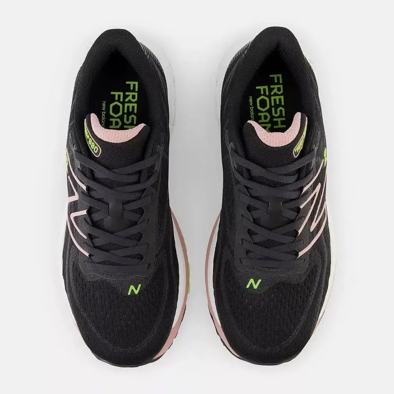 Woman's FreshFoam 880 v13 (B) -  BLACK/PINK MOON