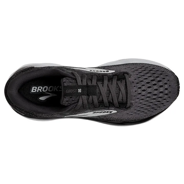 Women's Brooks Ghost 16 1204071B090 Color: Black/Grey/White