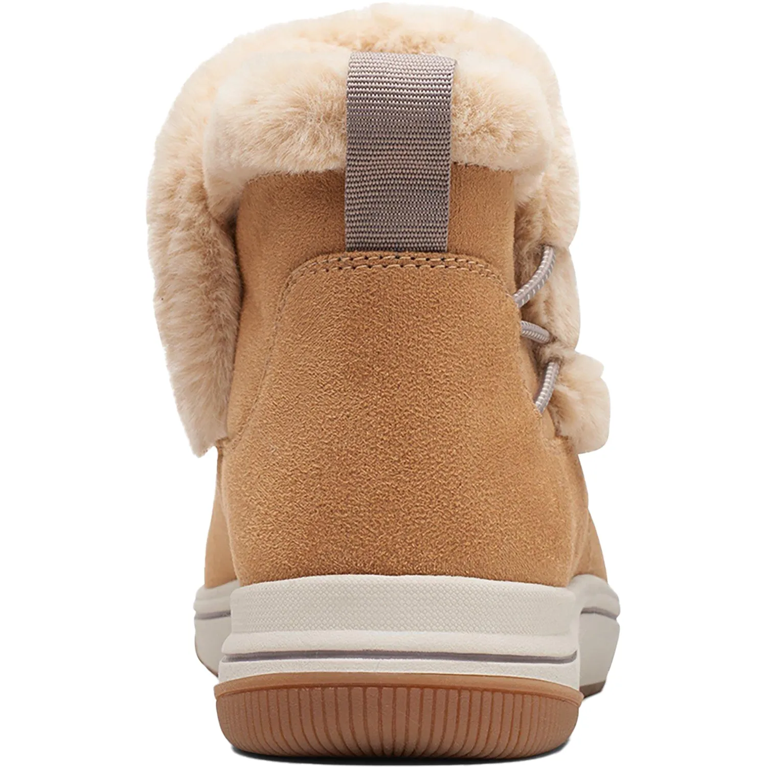 Women's Clarks CS Breeze Fur Tan Nubuck