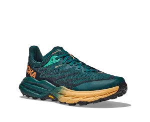 Women's Hoka Speedgoat 5 GTX Color: Deep Teal/Black