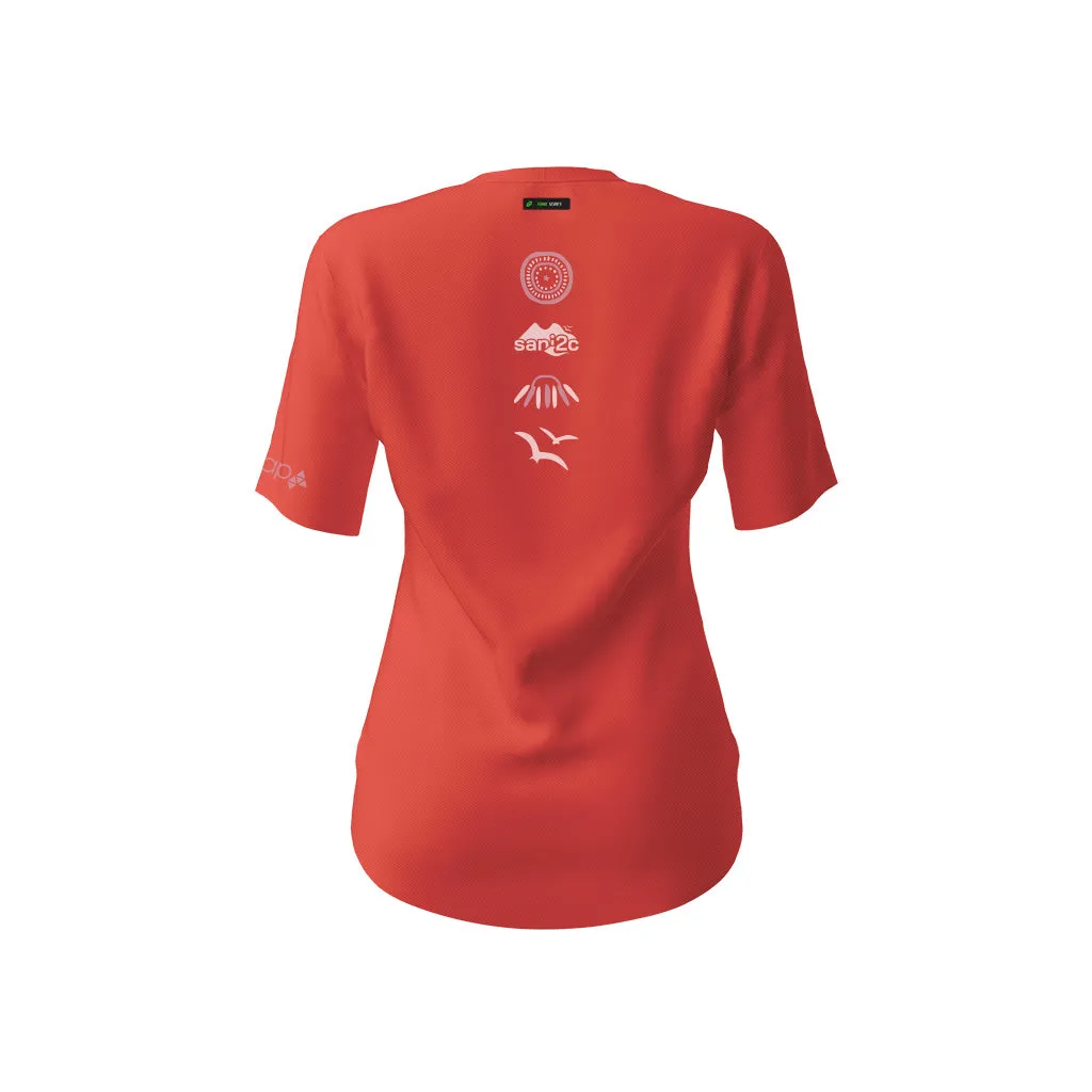 Women's Sani2c 2024 Short Sleeve Trail Tee (Poppy)