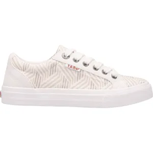 Women's Taos Plim Soul Geo Print White Multi Canvas