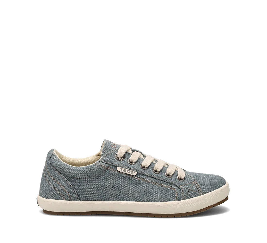 Women's Taos Star Color: Lake Blue Wash Canvas